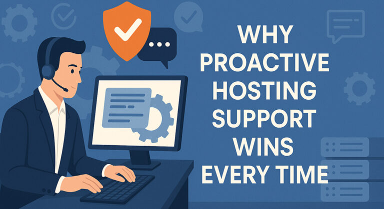 Why Proactive Hosting Support Wins Every Time