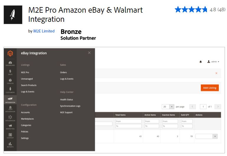 M2E Pro Amazon extension is the best Magento Amazon integration extension for those looking for multi-marketplace integrations.