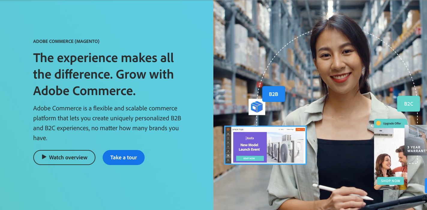 Magento Commerce evolved into Adobe Commerce.