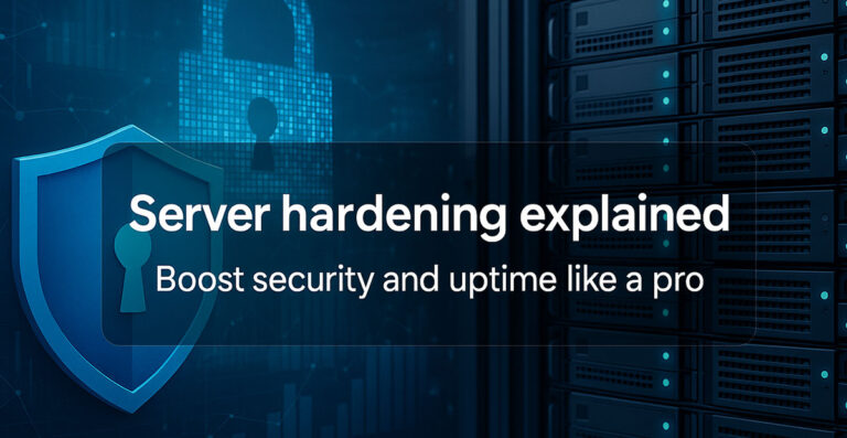 Server Hardening Explained Boost Security and Uptime Like a Pro