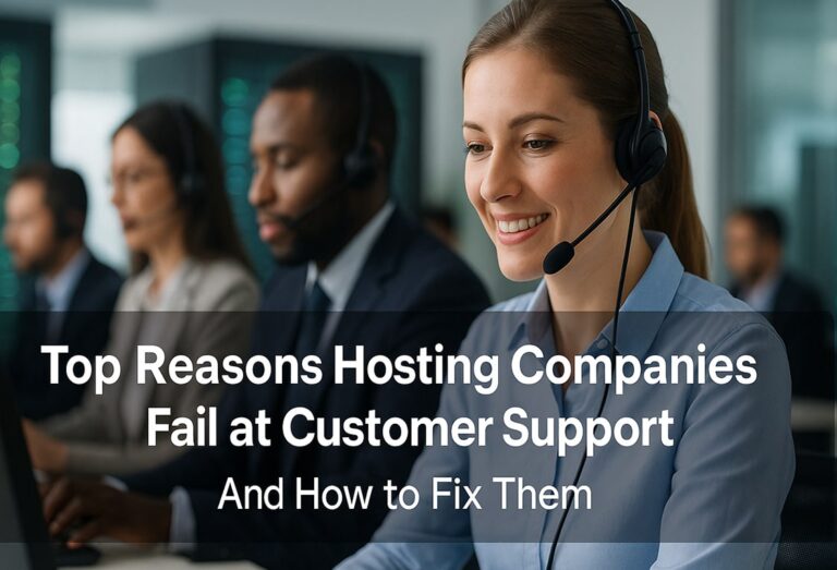 Top Reasons Hosting Companies Fail at Customer Support and How to Fix Them