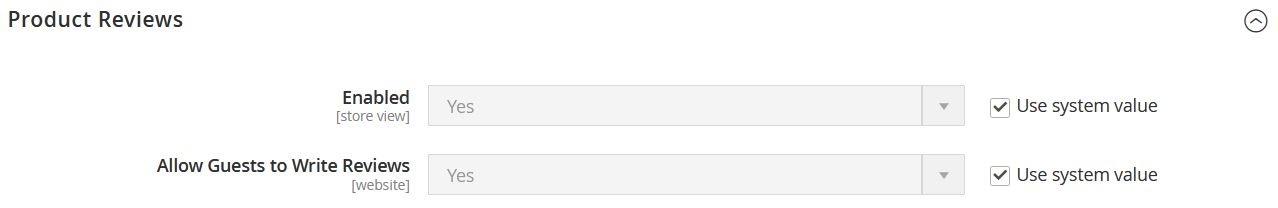 How to enable product reviews in Magento 2.
