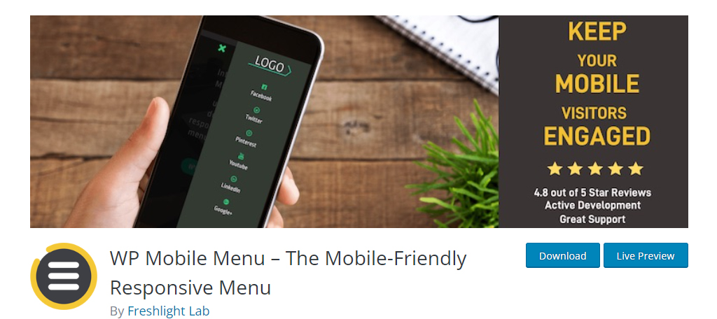 WP Mobile Menu Plugin