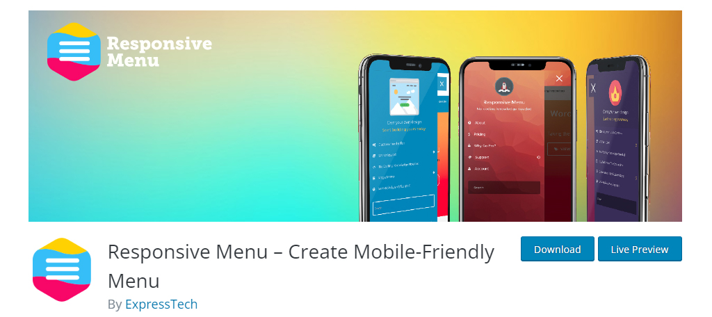 Responsive Menu Mobile Plugin