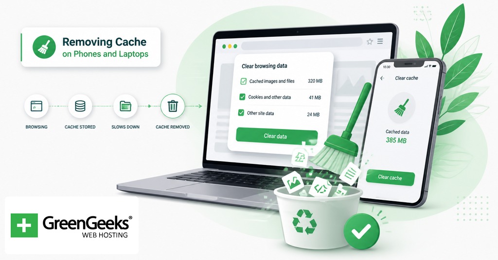 Removing Cache on Phones and Laptops for cached data and clearing cache