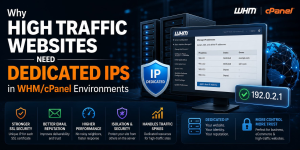 Why High Traffic Websites Need Dedicated IPs in WHM/cPanel Environments?