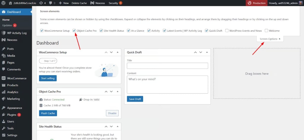 Add new widgets to dashboard
