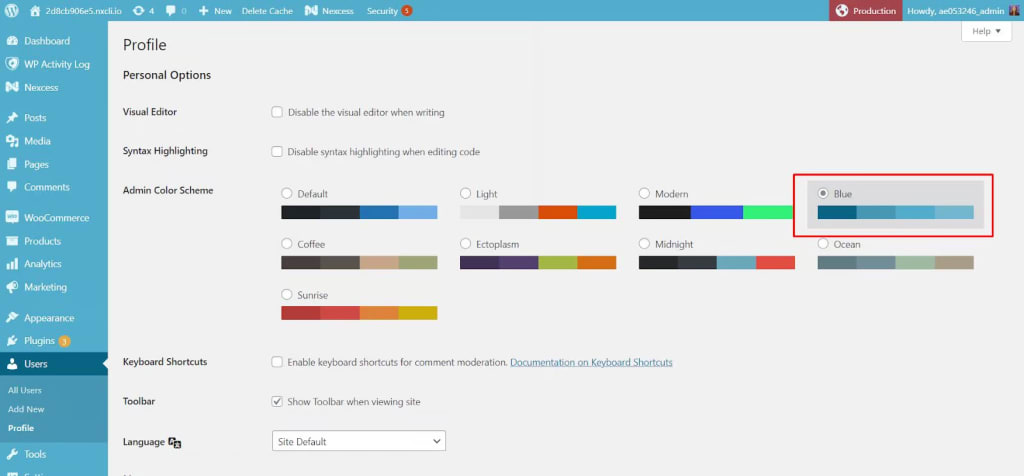 add color schemes