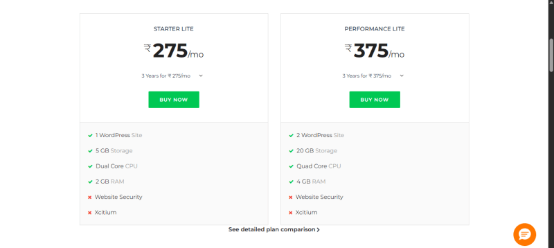 bigrock wordpress pricing