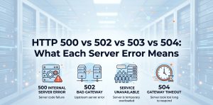 HTTP 500 vs 502 vs 503 vs 504: What Each Server Error Means
