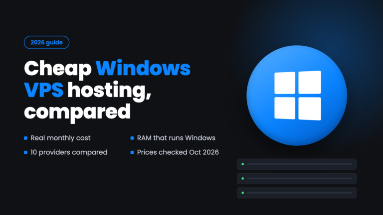 Best Cheap Windows VPS Hosting in 2026
