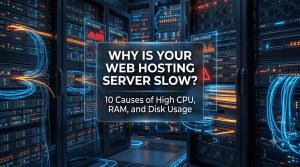 Why Is Your Web Hosting Server Slow? 10 Causes of High CPU, RAM, and Disk Usage